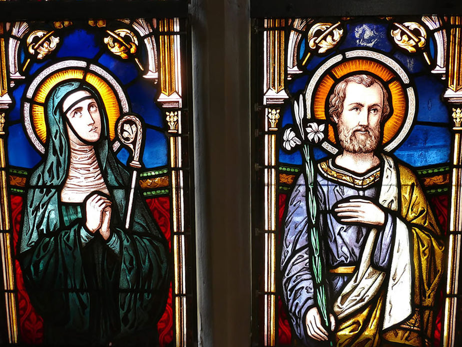 Die Chorfenster in der Stadtpfarrkirche St. Crescentius in Naumburg (Foto: Karl-Franz Thiede)